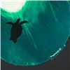 Image 2 : Wyland "Turtle In The Green Sea" Original Watercolor On Paper