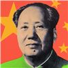 Image 2 : Steve Kaufman "Chairman Mao" Original Serigraph On Canvas