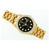 Image 8 : Rolex Men's 18K Yellow Gold Diamond Day Date Presidential Wristwatch