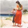 Image 2 : Pino (1939-2010) "Beach Walk" Limited Edition Giclee On Canvas