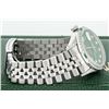 Image 5 : Rolex Men's Stainless Steel Green Diamond & Emerald Datejust Wristwatch