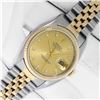 Image 2 : Rolex Men's Two Tone Champagne Diamond Datejust Watch With Box