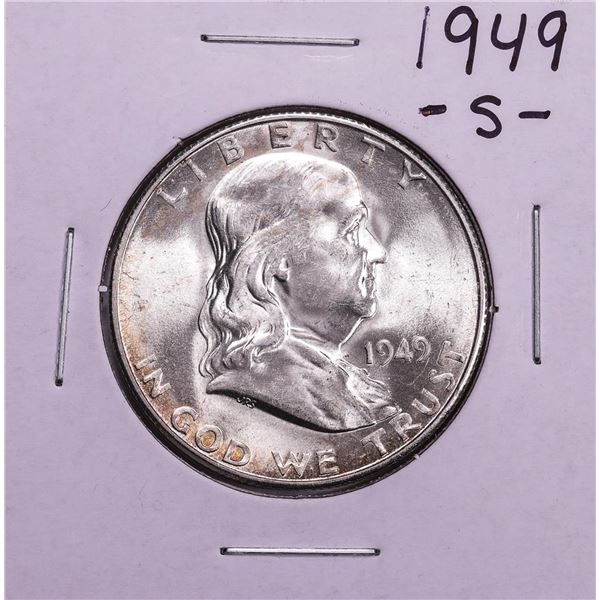 1949-S Franklin Half Dollar Coin