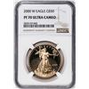 Image 1 : 2000-W $50 Proof American Gold Eagle Coin NGC PF70 Ultra Cameo