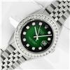 Image 2 : Rolex Men's Stainless Steel 3 ctw Diamond Datejust Wristwatch with Rolex Box