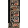 Image 1 : Lot of 10/25/25/25/50 Cent Fractional Currency Notes