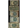 Image 2 : Lot of 10/25/25/25/50 Cent Fractional Currency Notes