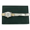 Image 8 : Rolex Midsize Two Tone Diamond and Sapphire Datejust Wristwatch