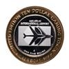 Image 2 : .999 Silver McCarran International Airport Las Vegas, NV $10 Limited Gaming Token