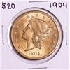 1904 $20 Liberty Head Double Eagle Gold Coin
