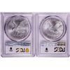 Image 2 : Lot of 2021-(S) & (W) Type 2 $1 American Silver Eagle Coins PCGS MS69 First Strike