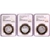 Image 1 : Lot of Mexico 2012/2013Mo 100 Pesos Numismatic Commemorative Silver Coins NGC PL69