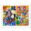 Image 1 : Nastya Rovenskaya "Monopoly Money" Original Mixed Media On Paper