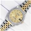 Image 2 : Rolex Midsize Two Tone Diamond Datejust Wristwatch