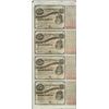 Image 1 : Uncut Sheet of (4) State of Louisiana Baby Bond Obsolete Notes