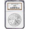 Image 1 : 2007-W $1 Burnished American Silver Eagle Coin NGC MS69
