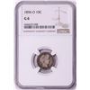 Image 1 : 1896-O Barber Dime Coin NGC G6