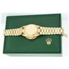 Image 3 : Rolex Men's 18K Yellow Gold Diamond Day Date President Watch With Rolex Box