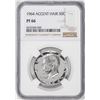 Image 1 : 1964 Accented Hair Proof Kennedy Half Dollar Coin NGC PF66