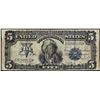 Image 1 : 1899 $5 Indian Chief Silver Certificate Note