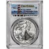 Image 1 : 2021-(S) Type 2 $1 American Silver Eagle Coin PCGS MS69 First Strike Emergency Issue