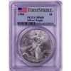 Image 1 : 1998 $1 American Silver Eagle Coin PCGS MS68 First Strike