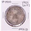1901 Zs FZ Mexico Un Peso Silver Coin