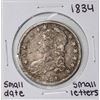 Image 1 : 1834 Small Date Small Letters Capped Bust Half Dollar Coin