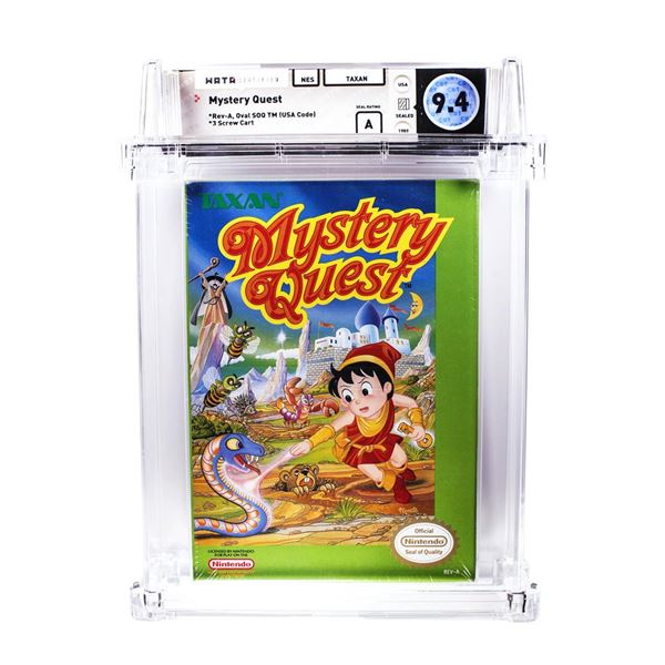 Mystery Quest NES Nintendo Sealed Video Game WATA 9.4/A