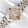 Image 2 : Rolex Ladies Two Tone Diamond, Ruby and Sapphire Datejust Wristwatch