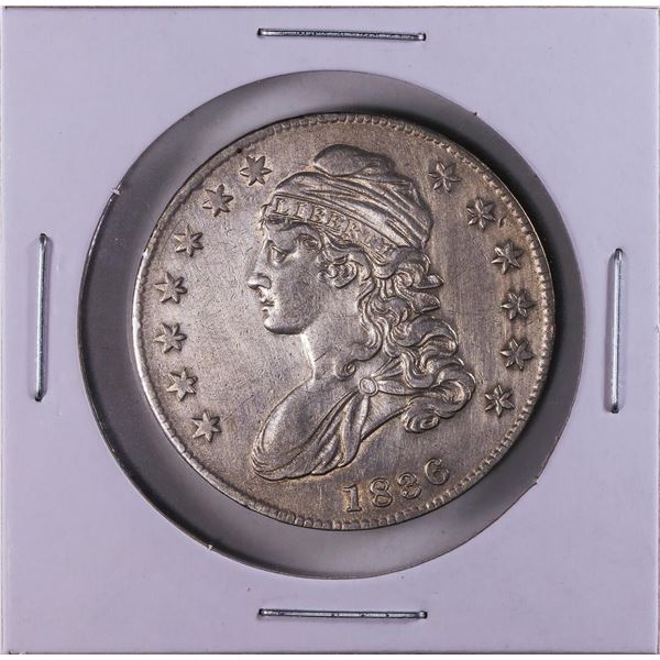 1836 50c Capped Bust Half Dollar Coin AU
