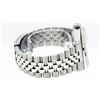 Image 8 : Rolex Mens Stainless Steel Blue Roman Diamond & Sapphire 36MM Oyster Perpetual D