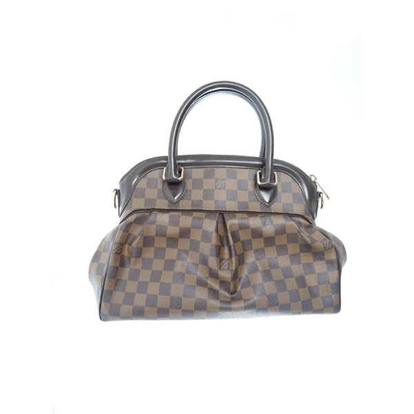 Louis Vuitton Damier Ebene Canvas Leather Trevi PM Shoulder Bag