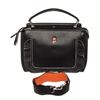Image 1 : Fendi Black Leather Dotcom Wave Bag