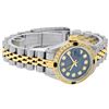 Image 4 : Rolex Ladies 2 Tone Blue Diamond & Sapphire Datejust Wristwatch