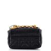 Image 3 : Christian Dior Caro Bag Cannage Quilt Calfskin Micro