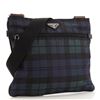 Image 1 : Prada Zip Messenger Bag Printed Tessuto Medium