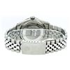 Image 7 : Rolex Mens Stainless Steel Black Roman Diamond & Sapphire Datejust Wristwatch