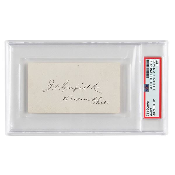 James A. Garfield Signature