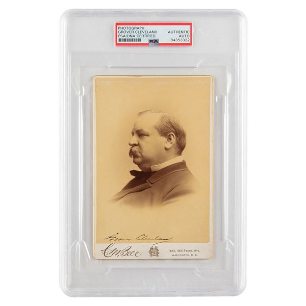 Grover Cleveland Signed Photograph