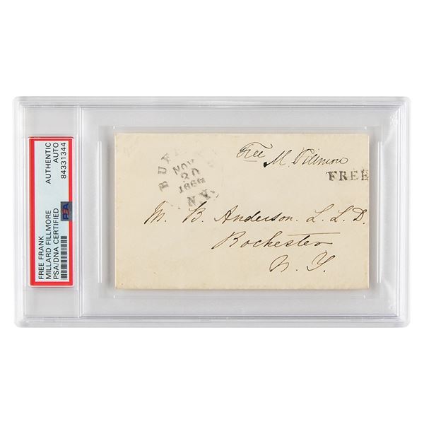 Millard Fillmore Signed Free Frank
