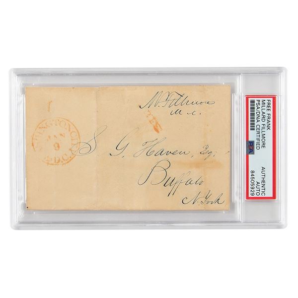 Millard Fillmore Signed Free Frank