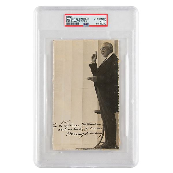 Warren G. Harding Signed Photograph