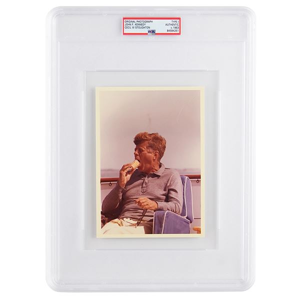 John F. Kennedy Original 'Type I' Photograph by Cecil Stoughton
