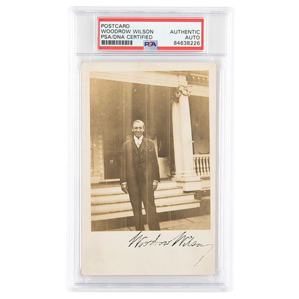 Woodrow Wilson Signed Photograph