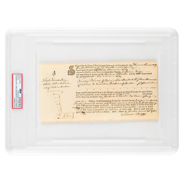 John Hancock Handwritten Document