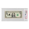 Image 1 : Elon Musk Signed One Dollar Bill - PSA GEM MT 10