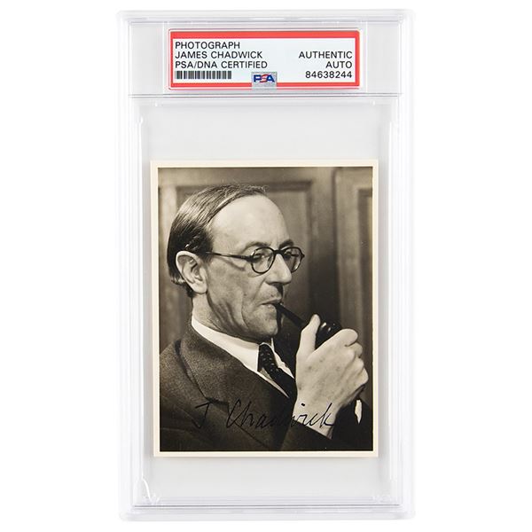 James Chadwick Signed Photograph