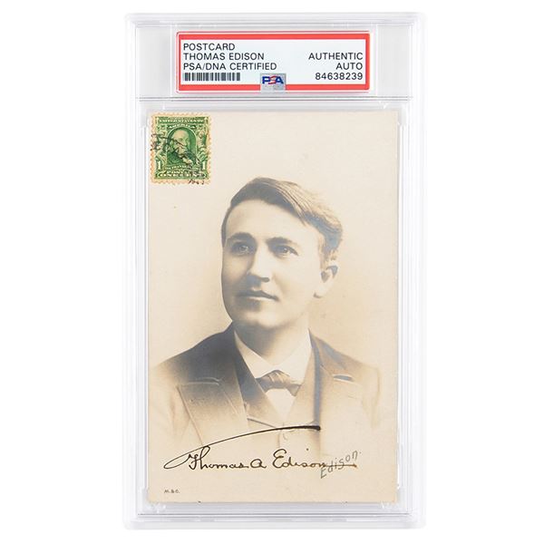 Thomas Edison Signed Photograph