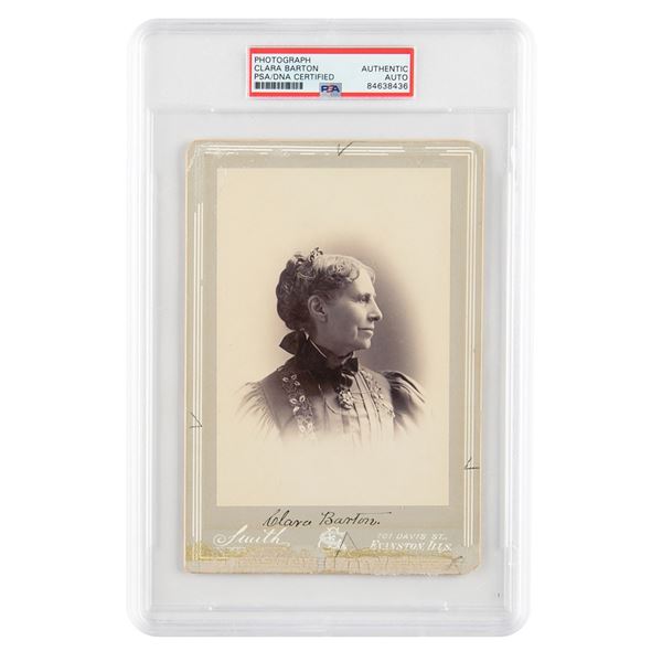 Clara Barton Signed Photograph